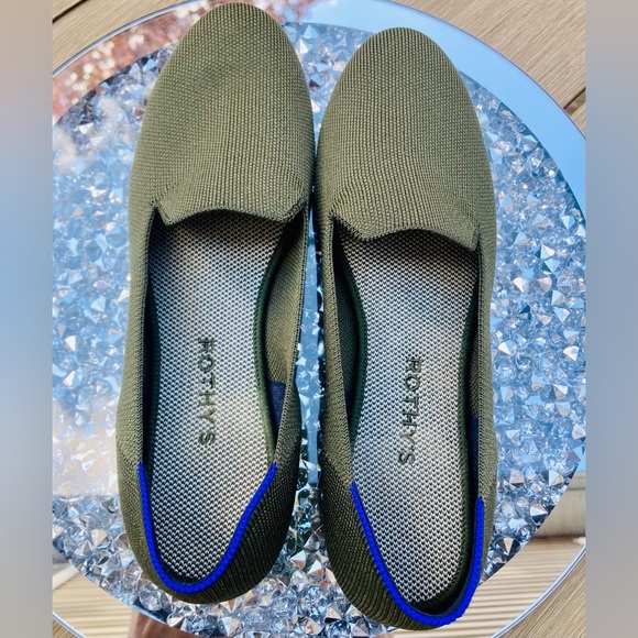 Rothy’s Cypress Green The Loafer Slip-On Flat WM SZ8W Sustainable Preppy Career - Picture 4 of 15